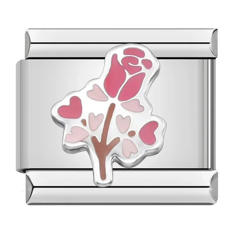 Flower, Pumpkin and Watermelon Italian Charms - Image 10