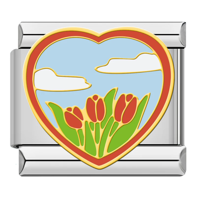 Kiss and Hug Love Italian Charms - Image 8