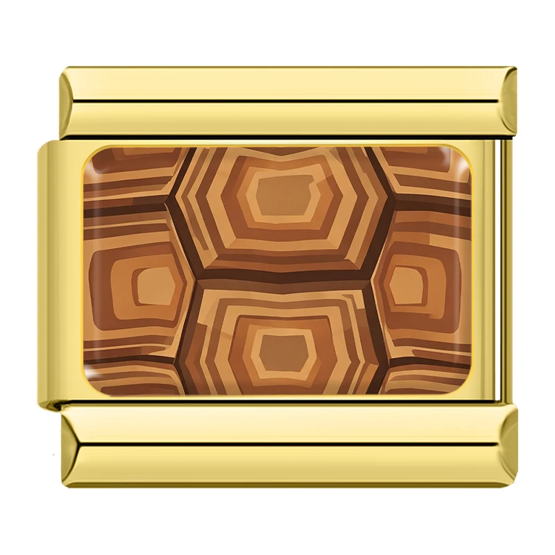 Animal Print Gold Italian Charms - Image 11