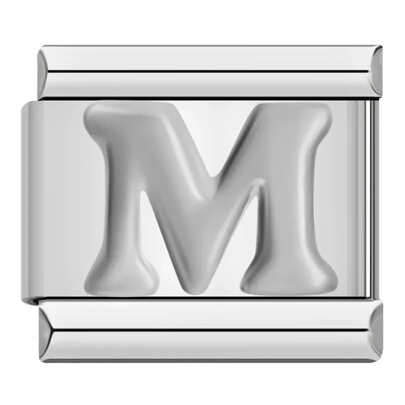 Silver Letter Italian Charms A to Z - Image 15
