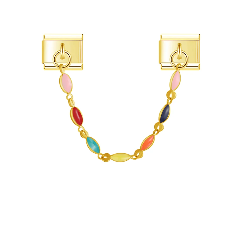 Star and Heart Chain Italian Charms - Image 7