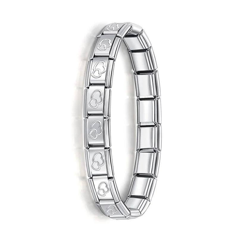 Italian Charm Bracelet Base, 9 mm Stainless Steel - Image 9