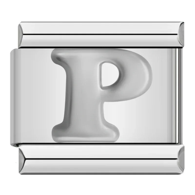 Silver Letter Italian Charms A to Z - Image 18