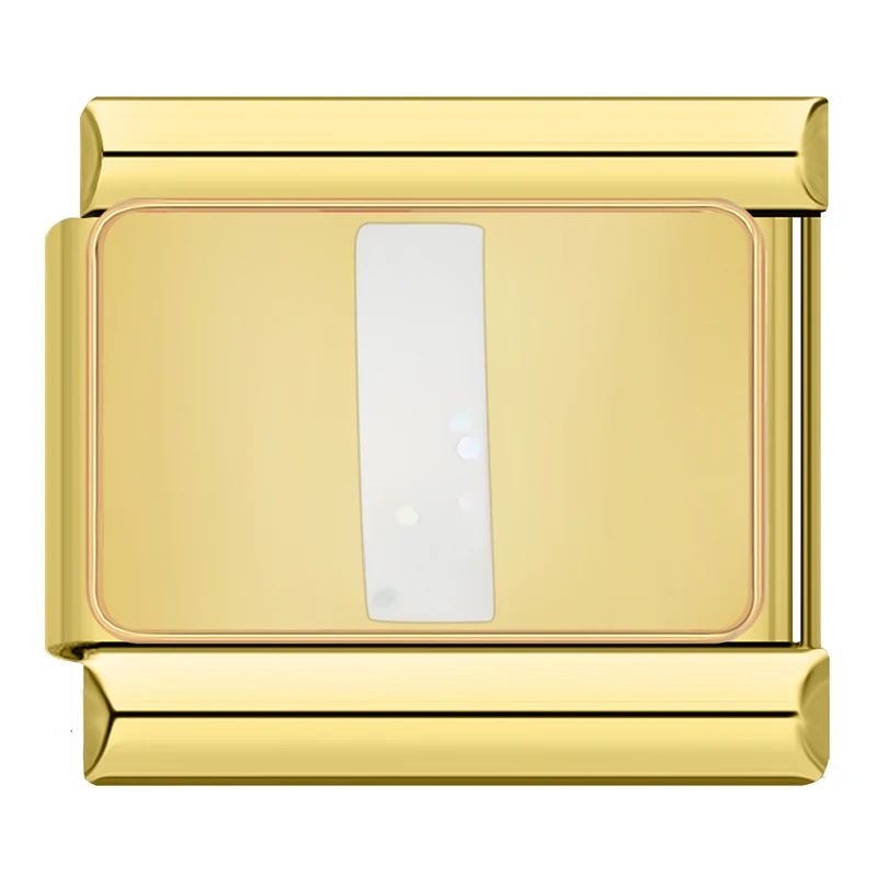 Sparkle Gold Letter Italian Charms - Image 18