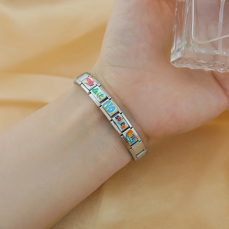 Happy Words Italian Charms