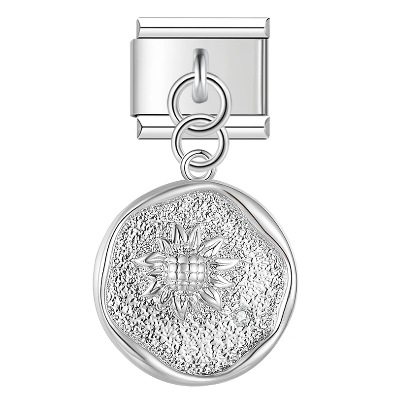 Zodiac Medallion Dangle Italian Charms - Image 8