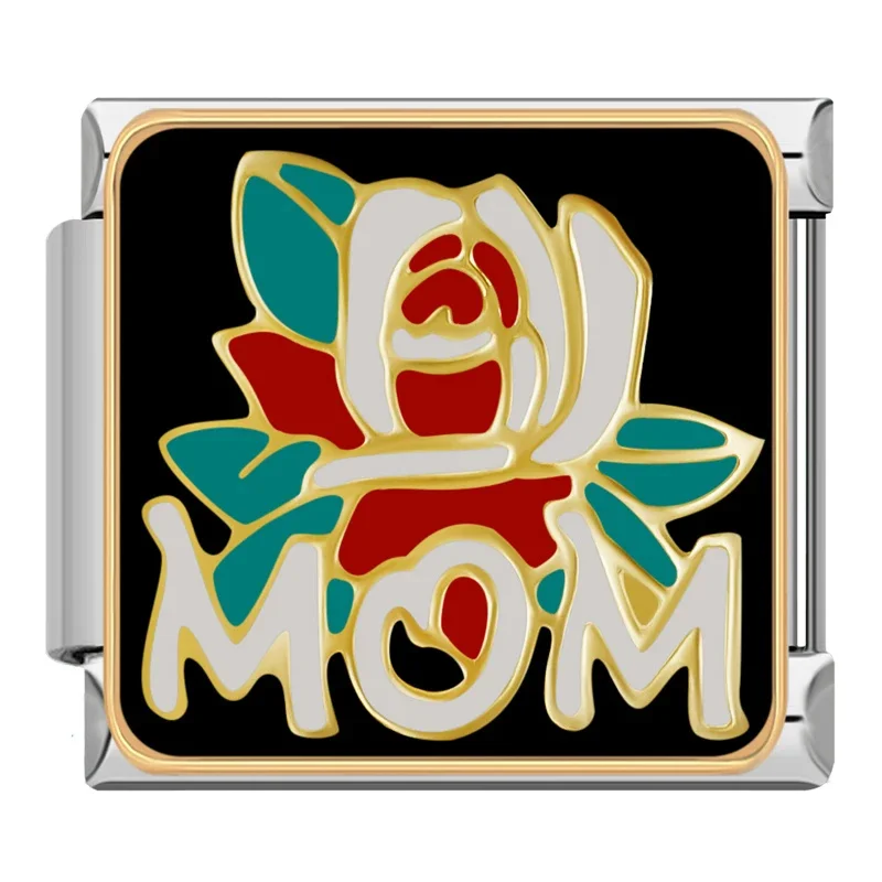 Mom, Dad and Sister Italian Charms