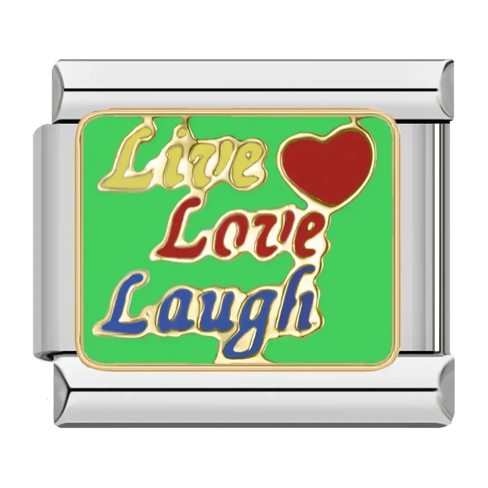 Family and Love Message Italian Charms - Image 15