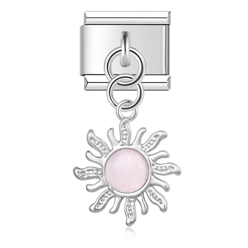 Sun, Bell and Turtle Dangle Italian Charms - Image 18