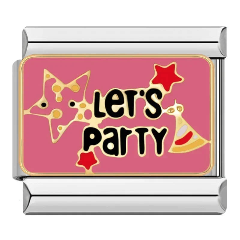 Fun Slogan and Celebration Italian Charms - Image 13
