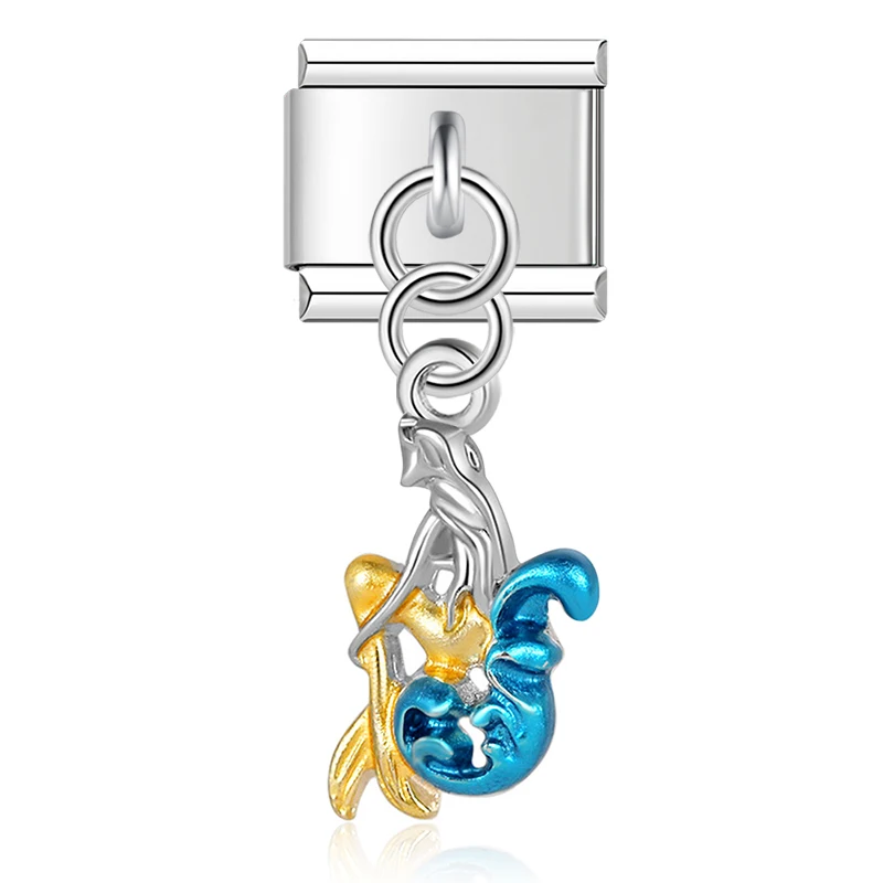 Sea Life and Evil Eye Dangle Italian Charms - Image 11