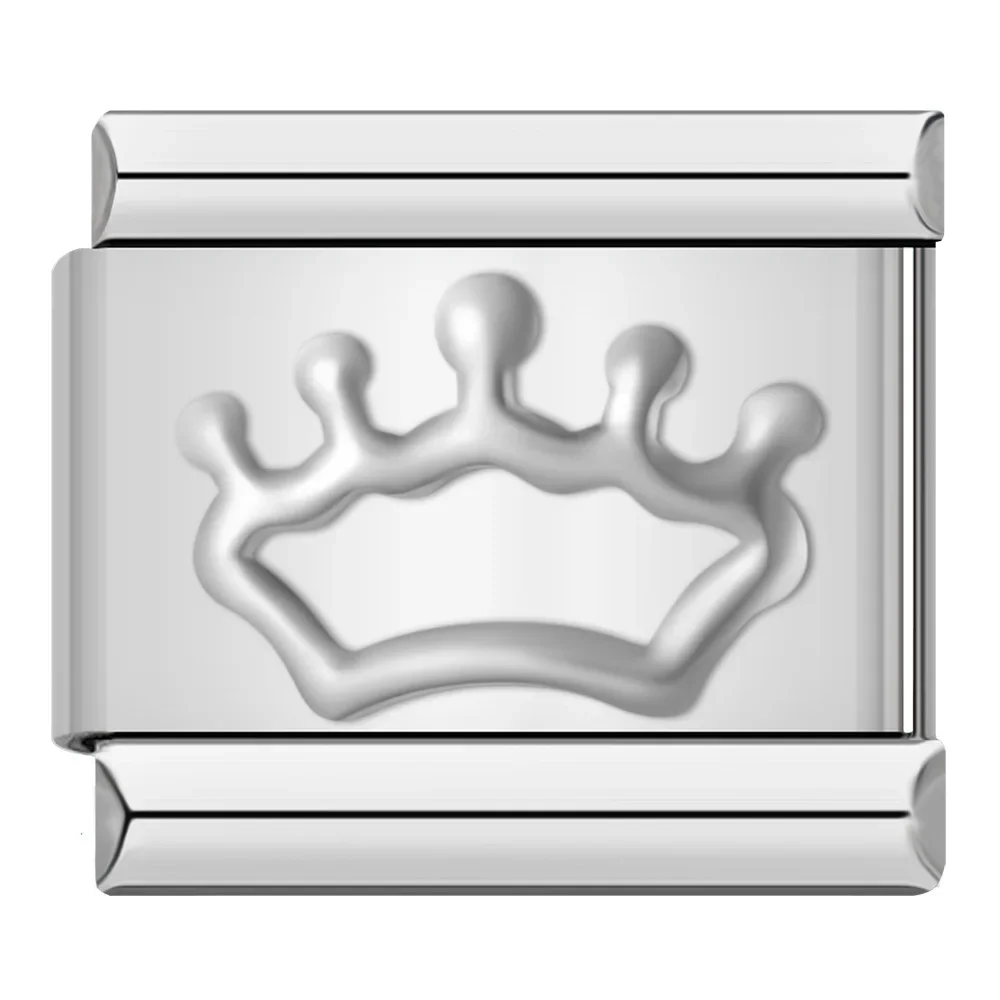 Engraved Mom, Princess and Paw Italian Charms - Image 14