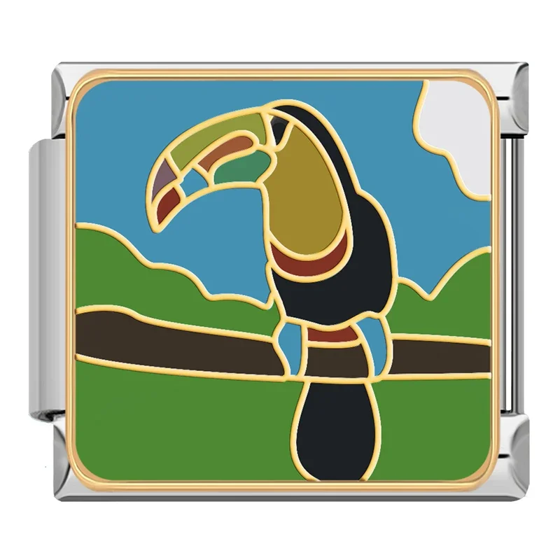World Wildlife and Travel Italian Charms - Image 7