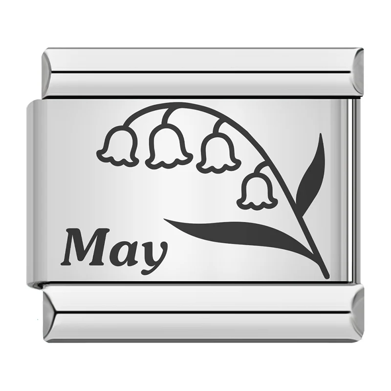 Birth Month Flower Italian Charm - Image 6