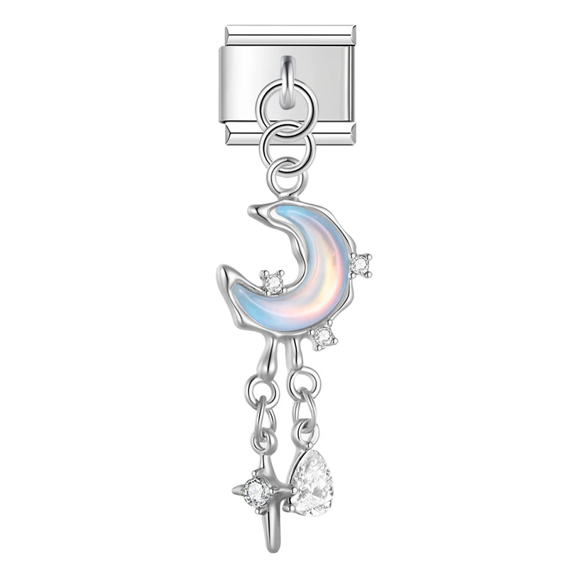 Moon Dreamcatcher Dangle Italian Charms - Image 6