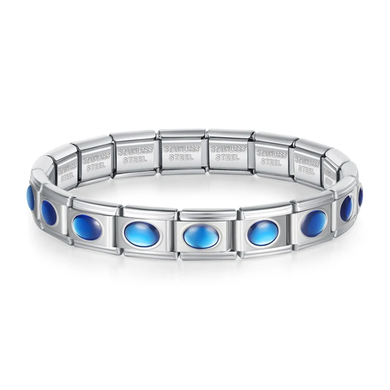 Blue Star Italian Charm Bracelet - Image 7