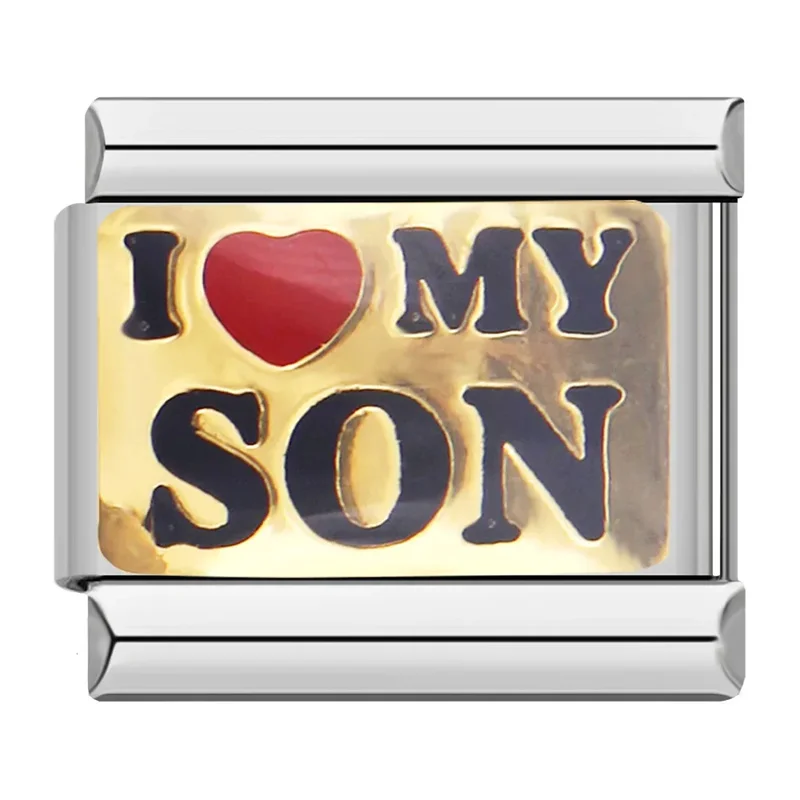 I Love My Family Italian Charms - Image 10