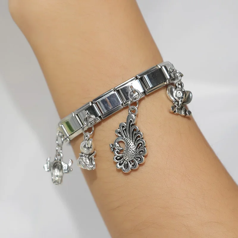 Silver Animal Dangle Italian Charms - Image 3