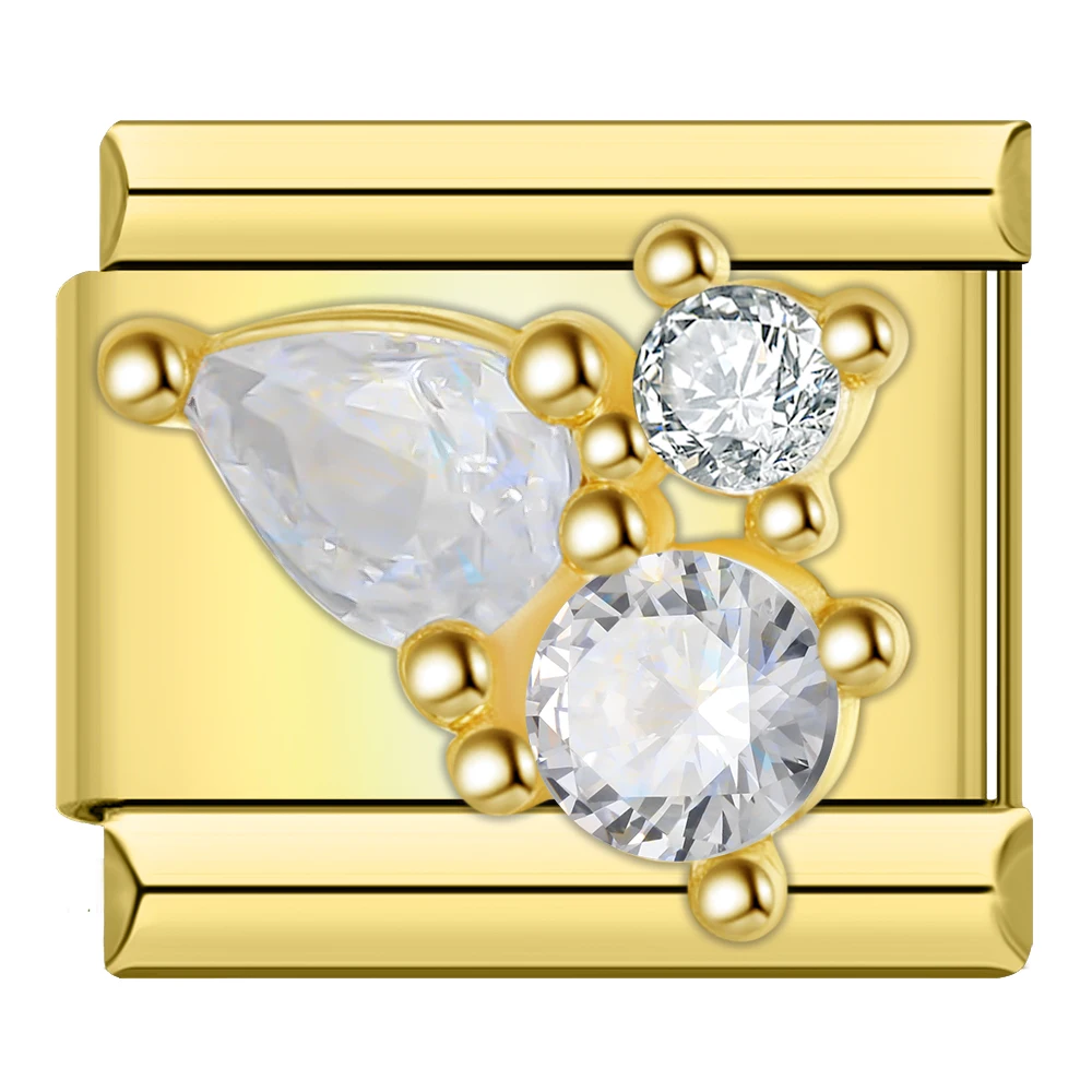 Sparkling Crystal Italian Charms - Image 13