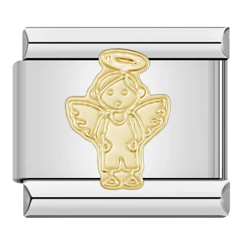 Gold Angel and Cupid Italian Charms - Image 12