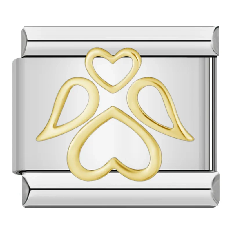 Gold Angel and Cupid Italian Charms - Image 8