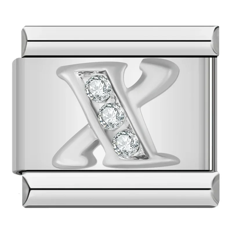 Sparkle Letter Italian Charms A to Z - Image 26