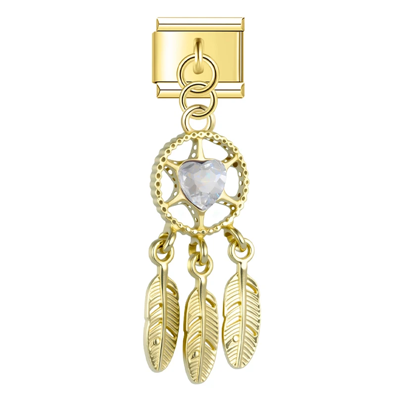 Moon Dreamcatcher Dangle Italian Charms - Image 9