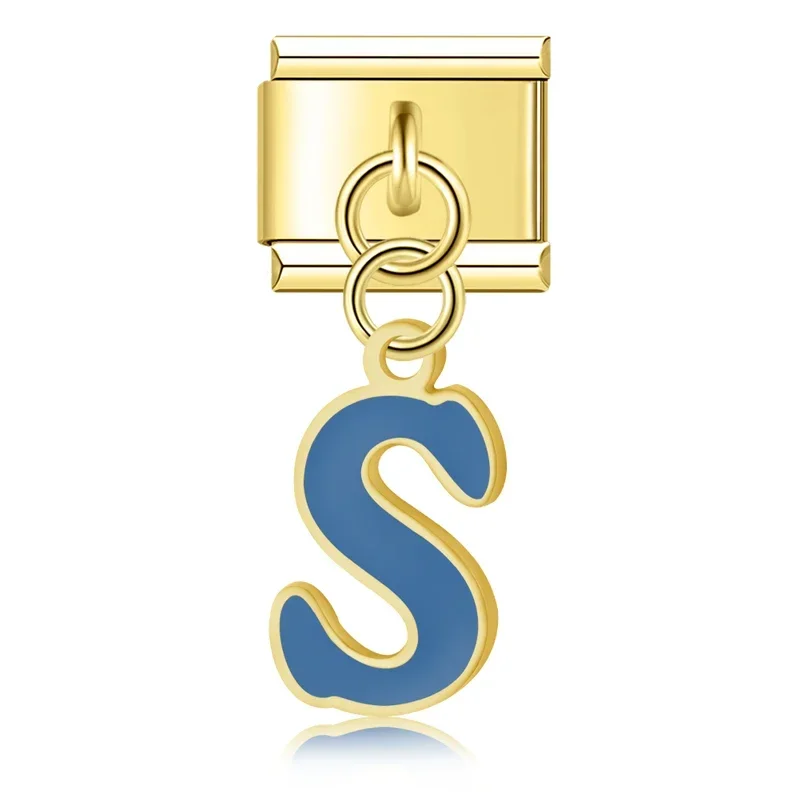 Gold Letter Italian Charms A to Z - Image 10