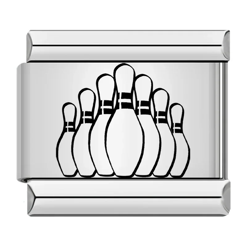Football, Bowling and Baseball Italian Charms - Image 22