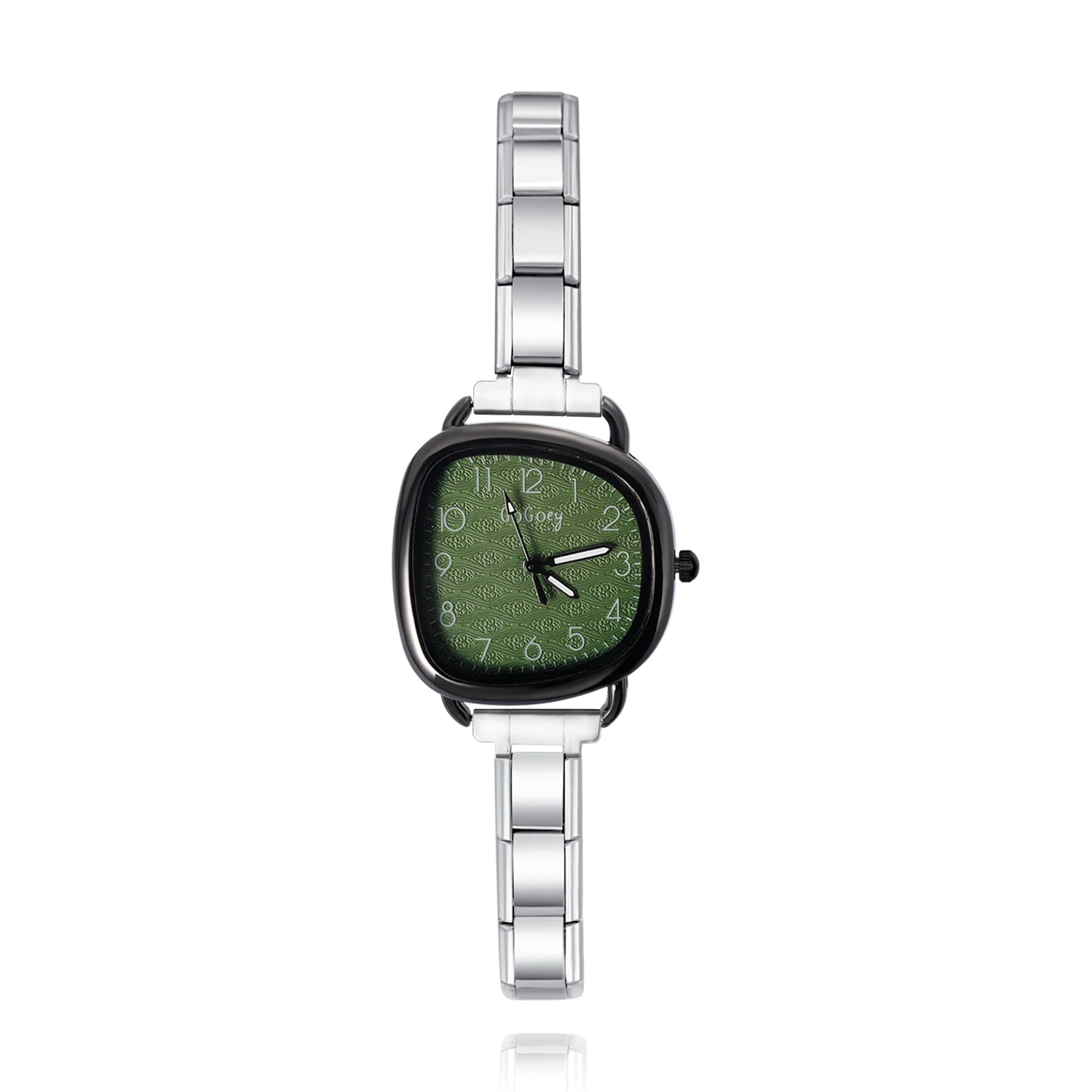 Noir Cushion Italian Charm Watch - Image 4