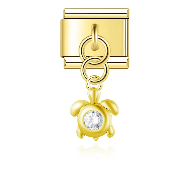 Golden Lucky Symbol Dangle Italian Charms - Image 5