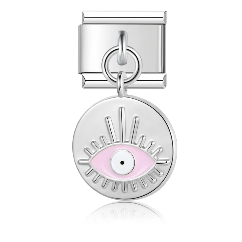 Evil Eye and Hamsa Dangle Italian Charms - Image 4