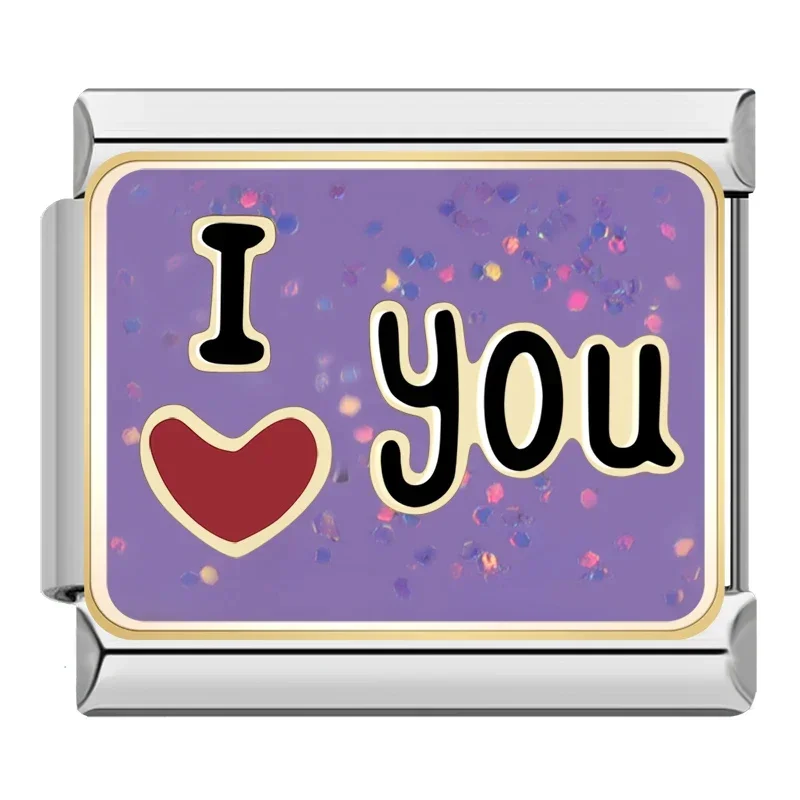 I Love My Family Italian Charms - Image 19