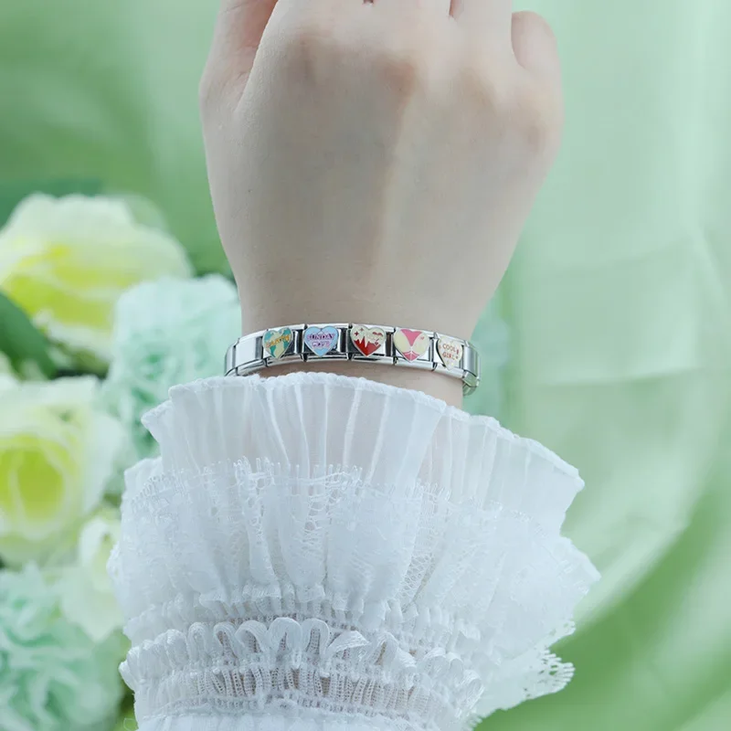 Cool Girl and Sunday Club Heart Italian Charms - Image 3