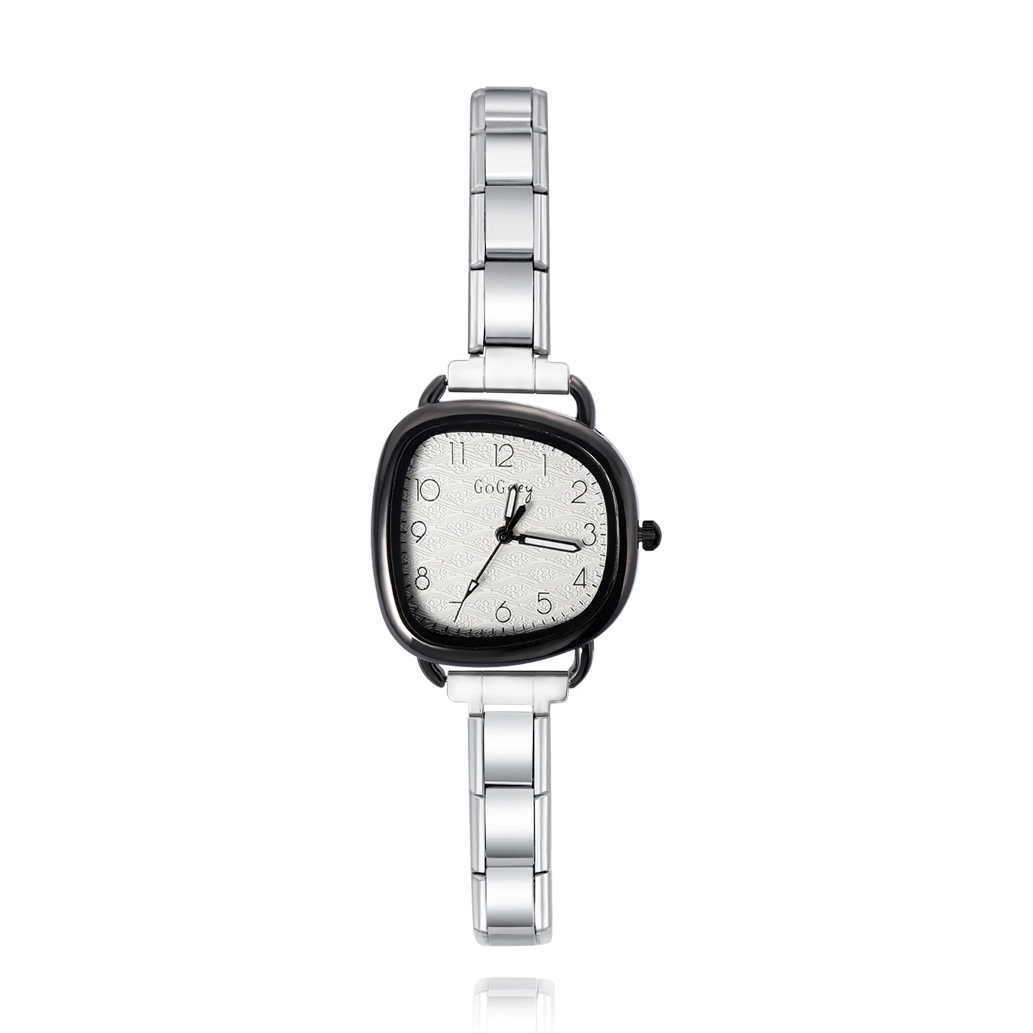 Noir Cushion Italian Charm Watch - Image 6