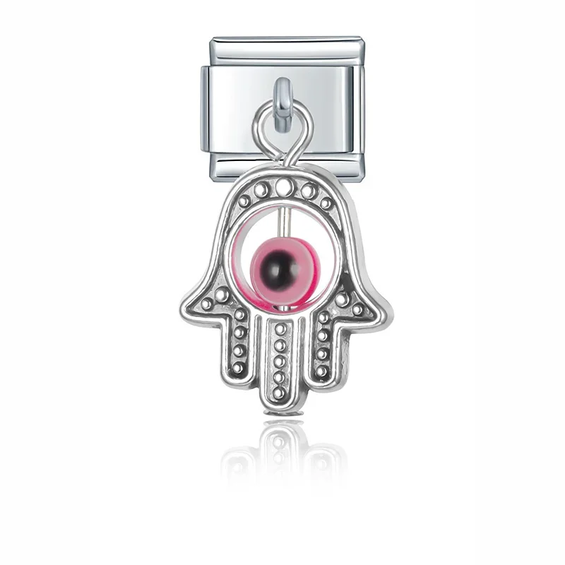 Evil Eye and Hamsa Dangle Italian Charms - Image 12