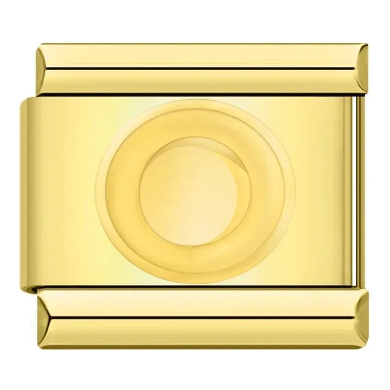 Gold Block Letter Italian Charms - Image 14