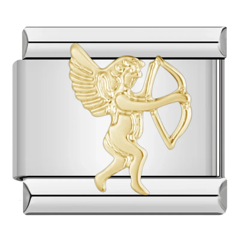 Gold Angel and Cupid Italian Charms - Image 4