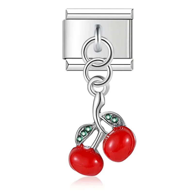Cherry, Key and Snowflake Italian Charms - Image 14