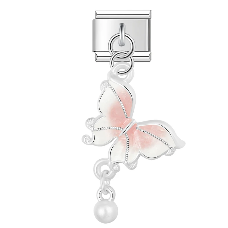 Cloud, Cherry and Butterfly Dangle Italian Charms - Image 4