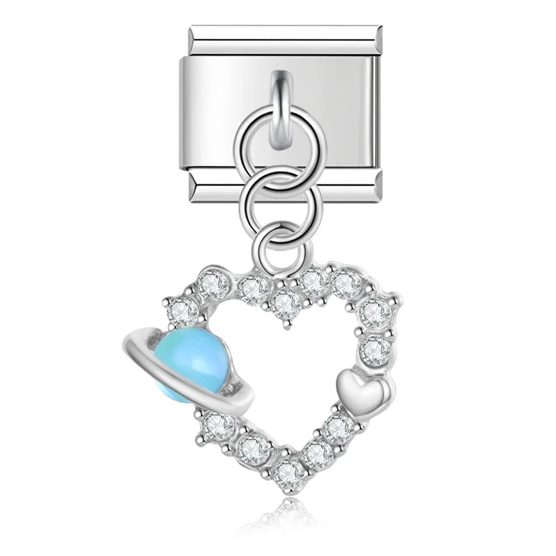 Sun, Bell and Turtle Dangle Italian Charms - Image 12