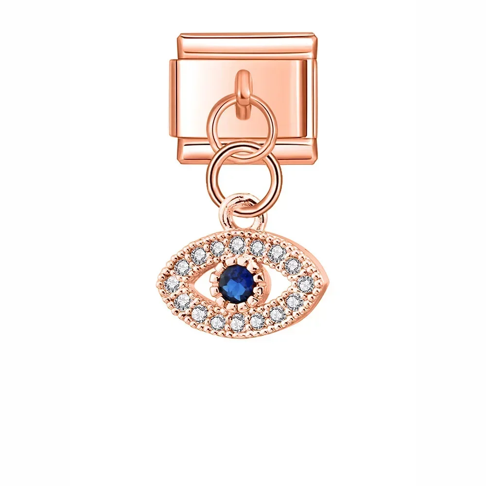Evil Eye, Butterfly and Moon Dangle Italian Charms - Image 22