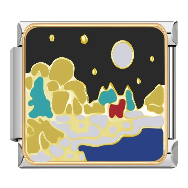 Painted Scene and Travel Italian Charms - Image 17