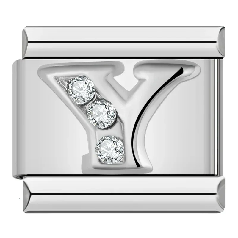 Sparkle Letter Italian Charms A to Z - Image 25