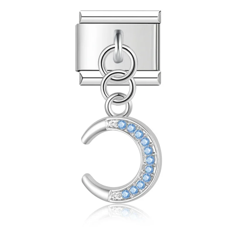 Star and Heart Dangle Italian Charms - Image 16