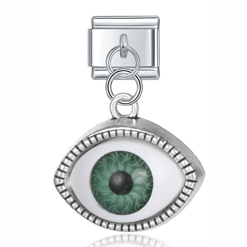 Evil Eye and Hamsa Dangle Italian Charms - Image 14