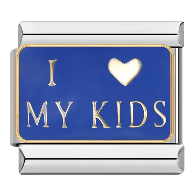 I Love My Family Italian Charms - Image 12