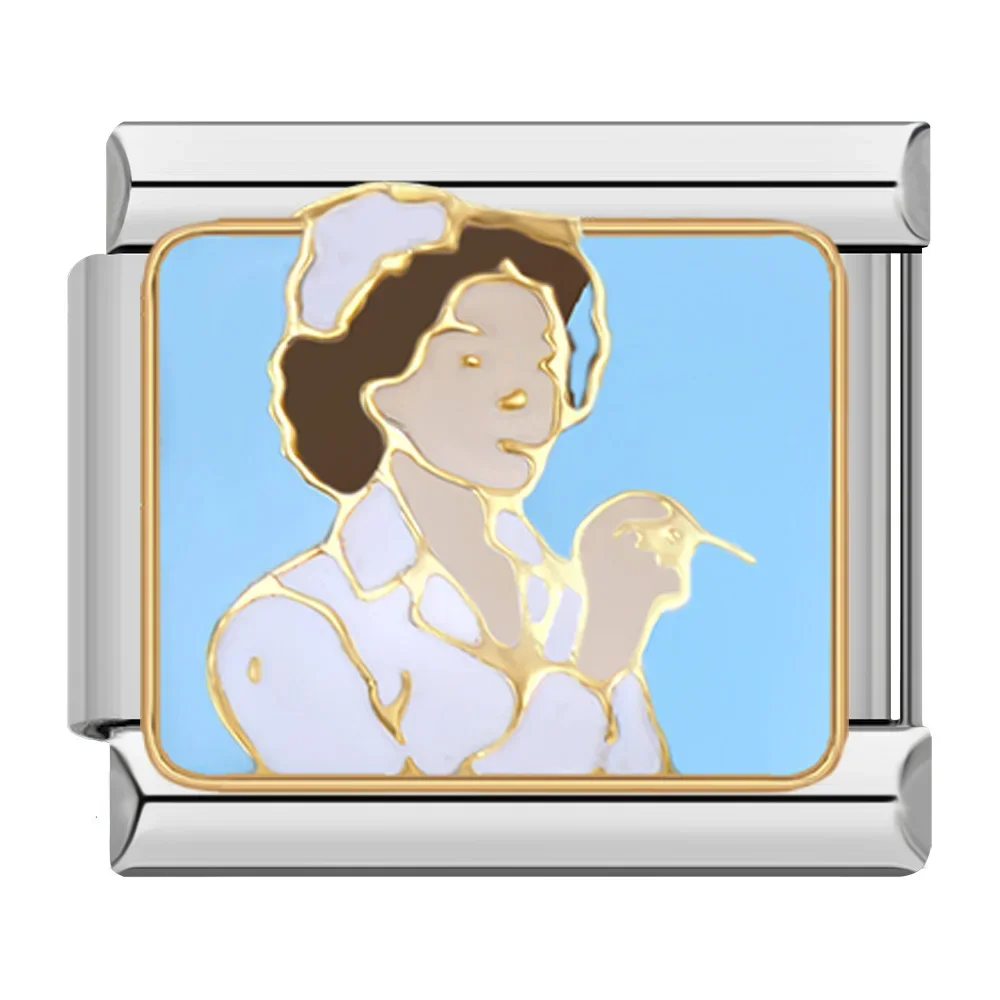 Nurse, Angel and Dancer Italian Charms - Image 9