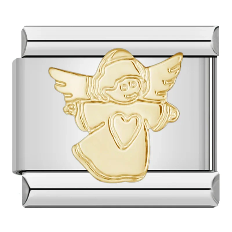 Gold Angel and Cupid Italian Charms - Image 6