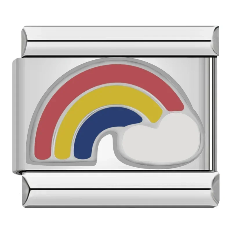 Rainbow and Night Sky Italian Charms - Image 12